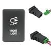 Switch Boss Blue LED Push Switch for Mitsubishi Triton (MQ MR) Pajero (QE QF) - Right Light