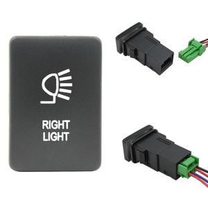 Switch Boss Blue LED Push Switch for Mitsubishi Triton (MQ MR) Pajero (QE QF) - Right Light