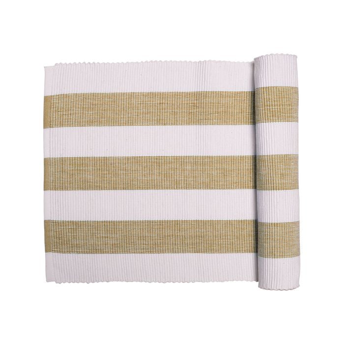 Alfresco Table Runner 33x135cm Bleach Sand