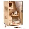 Advwin Wooden Cat Houses Enclosed Cat Condo Cat Cage Luxury Cat Villa