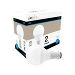 Luce Bella Fancy Round B15 LED 400lm Cool White 5W Globe - 2 Pack