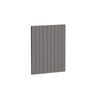 Kaboodle 450mm Smoked Grey V-Groove Med Cabinet Door