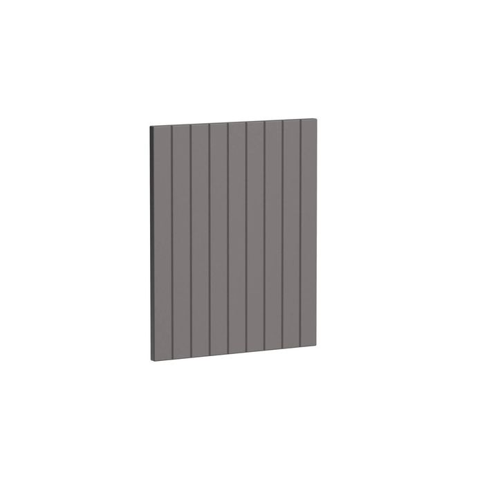 Kaboodle 450mm Smoked Grey V-Groove Med Cabinet Door