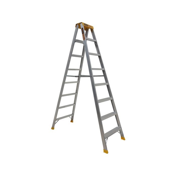Gorilla 150kg Pro-Lite 8 Step Double Sided Aluminium Ladder