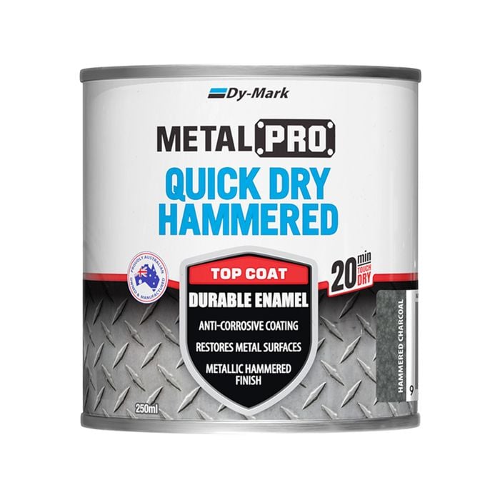 Dy-Mark 250ml Hammered Charcoal MetalPro Quick Dry