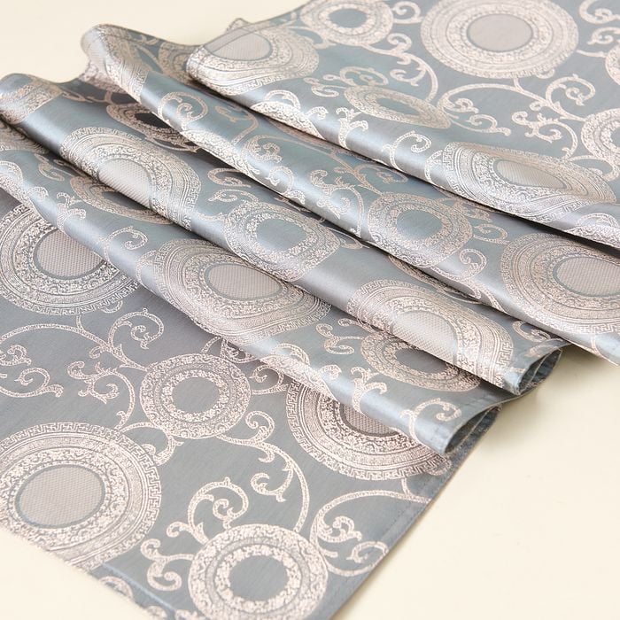 CottonMore Premium Quality Sateen Jacquard Dining Table Runner 220x32cm