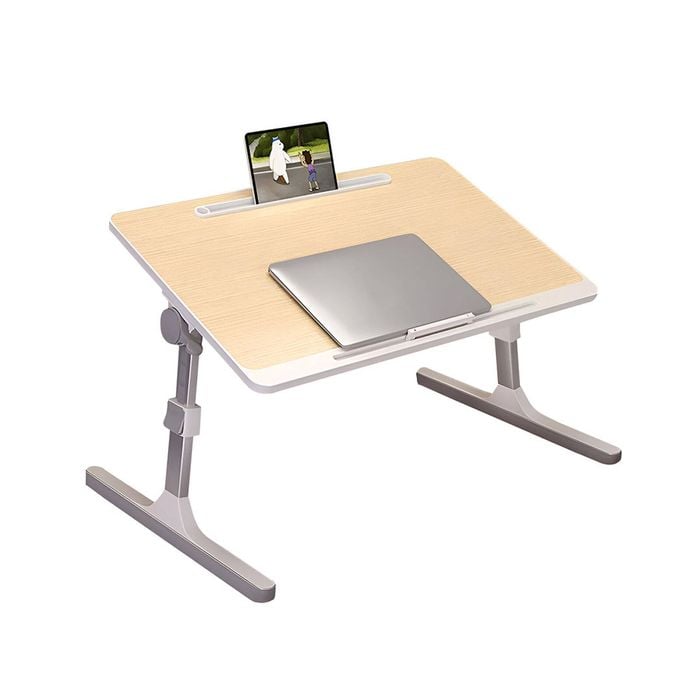 SOGA 60x40cm Wood Small Foldable Laptop Bed Table