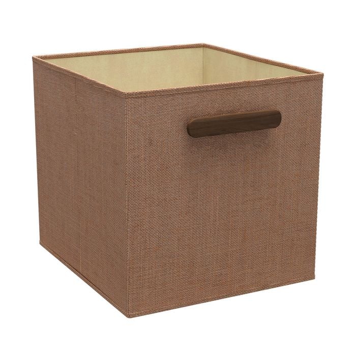 Flexi Storage Clever Cube 330 x 330 x 370mm Coffee Premium Fabric Insert