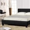 Istyle Prada Double Bed Frame Pu Leather Black