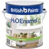 British Paints 2L White Semi Gloss H2O Enamel