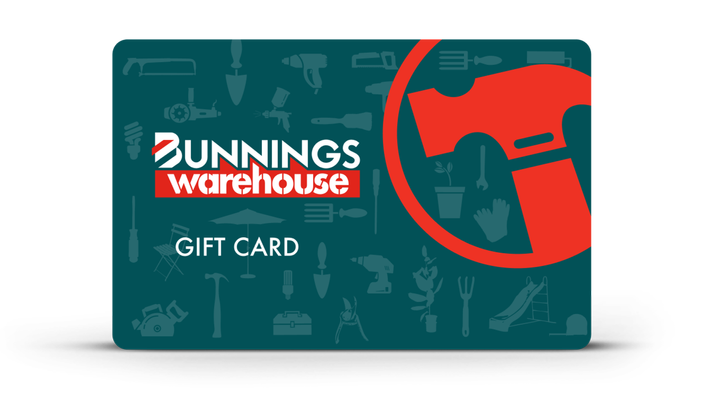 Gift card Bunnings generic.