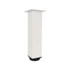 Adoored 50 x 230mm White Square Metal Furniture Leg
