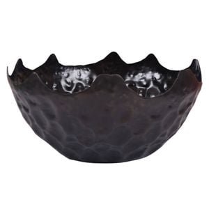 Ssh Collection Oleum 56cm Wide Bowl - Hammered Black