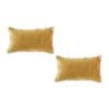 SOGA 2X 35cm Turmeric Yellow Throw Pillows