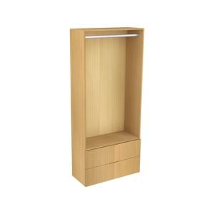 Lugna 2048 x 900 x 380mm Sand Hanging 2 Drawer Storage Cabinet