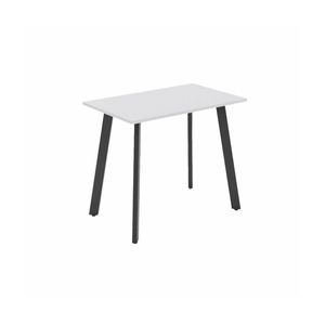 Olg Flare Bar Leaner 4 Leg Black Frame White Top L1800mm X W900mm