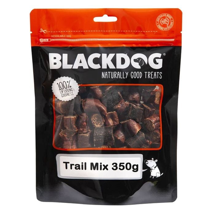 Blackdog Trail Mix Bag Beef/Chicken/Kangaroo Low-Salt 350g Dog/Pet Reward/Treat