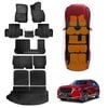 3D Floor Mats Boot Liner Set for Mazda CX-80 CX80 2024-Onwards All Weather Heavy Duty Cargo Kick Mats Back Seat Protector Cover