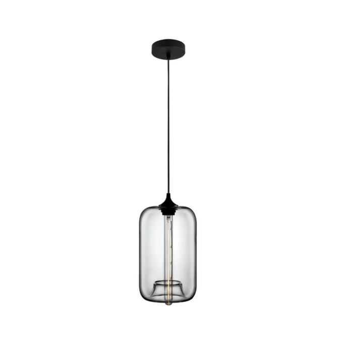 KIKKI - Vintage Industrial Clear Glass Pendant