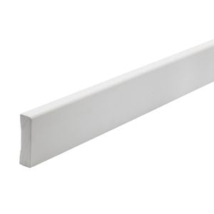 66 x 18mm 5.4m White Moulding Pine FJ Primed Pencil Round