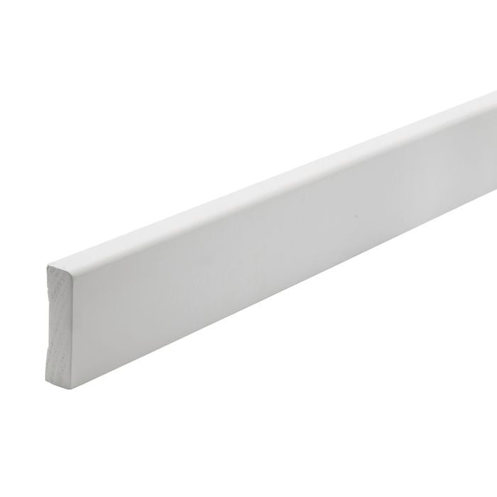 66 x 18mm 5.4m White Moulding Pine FJ Primed Pencil Round