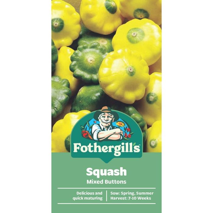 Fothergill's Mixed Button Squash Vegetable Seeds