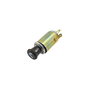 Cal Custom Universal 12 Volt Cigarette Lighter Power Socket with Black Knob