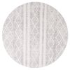 The Rug Connection Jaya 450 Off White 150x150cm - Small Round Transitional Pet Friendly Indoor Rug