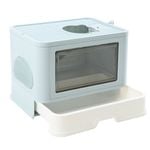 Pawz Foldable Cat Litter Box Green