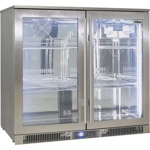 Rhino Stainless 2-Door Bar Fridge - ENV2H-SS