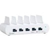 Oxhorn Poverdelivery150w 5 Port (a+c) Fast Charging Dock With Build-in Rack5 Port Usb-a Usb-c Pd3.0 Qc4.0 Pps 100-240v Ac