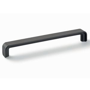 Hafele 169 x 22mm Matt Black Cabinet Handle