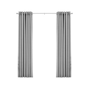 Mollers 1400 x 2500mm Silver Ashford Blockout Eyelet Curtain - 1 Pack