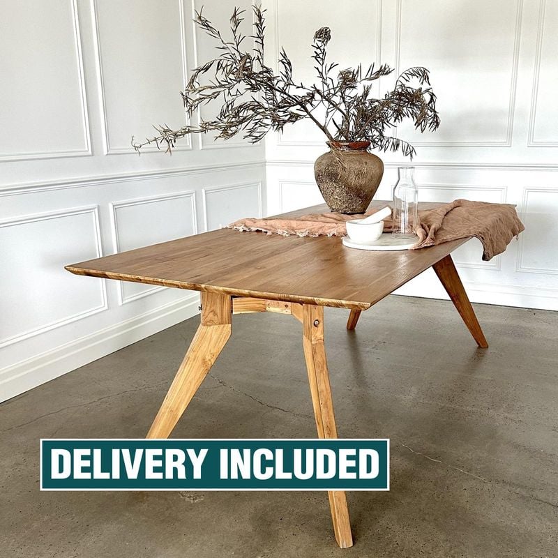 2.2m Teak Dining Table