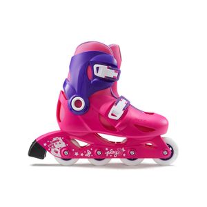 Decathlon - Play 3 Kids' Skates - Pink/Purple - Au C13/1.5 - Eu 32/34
