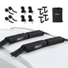GIANTZ Universal Soft Roof Rack Kayak Pads for Surfboard SUP, Portable Roof Bars Cars with/out Rails