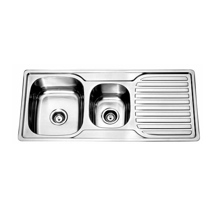 Picassi Perta-175s 1.75 Bowls Stainless Steel Sinks with Drainer