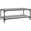 vidaXL Coffee Table Grey Sonoma Couch End Table Bedside Table