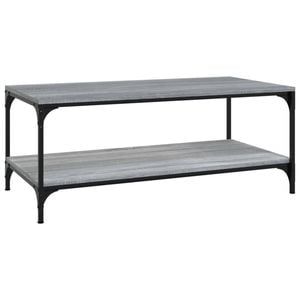 vidaXL Coffee Table Grey Sonoma Couch End Table Bedside Table