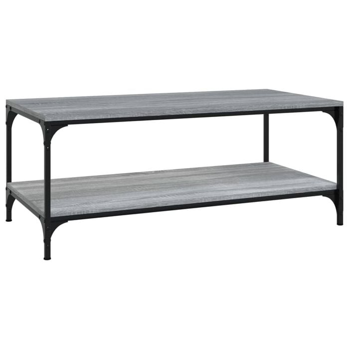 vidaXL Coffee Table Grey Sonoma Couch End Table Bedside Table