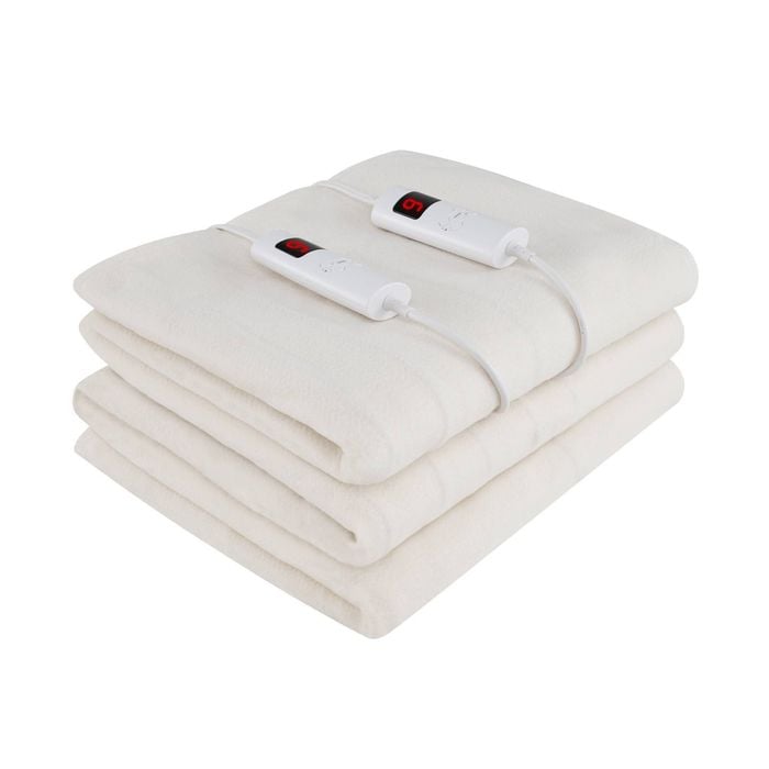Costway King Electric Blanket Dual Controller 9 Heat Settings Pad 203x182cm
