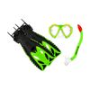 Land & Sea Sports 3-10y Nipper Sea Snorkelling Set Kids Lime Flipper/Glasses/FIn