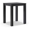 Santorini 0.9m Outdoor Aluminium Square Bar Table Charcoal