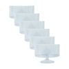 6x Partyware Reusable Footed Triffle Bowl Tableware 130mm Clear