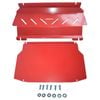 Machter Autoparts Red Bash Plate Set Fit For Mitsubishi Pajero NS NT NW NX Underbody Guard 2006-2022