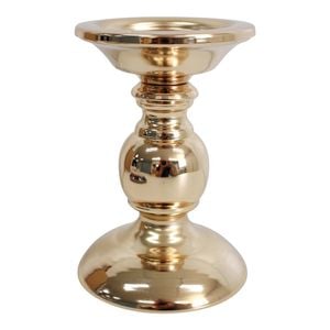 LVD Metal 16cm Candle Stick Holder Decor Small - Rose Gold