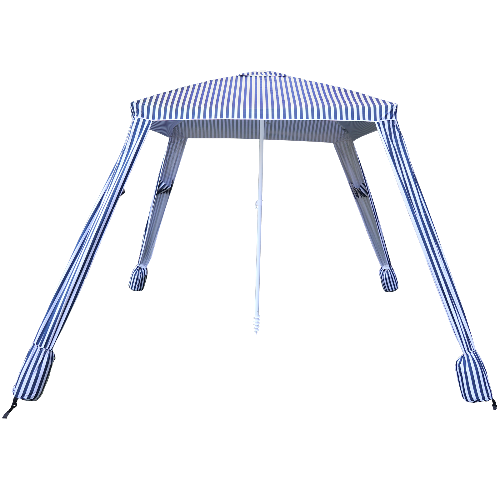 Bunnings Marquee 1.74 x 2.2M Blue Stripe Portable Gazebo PriceGrabber