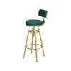 Levede 1x Kitchen & Barstools Swivel Velvet Padded Seat Chair