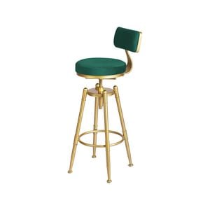 Levede 1x Kitchen & Barstools Swivel Velvet Padded Seat Chair