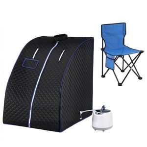 Devanti Portable Steam Sauna Tent 1000w 2l Steamer Pot Timer